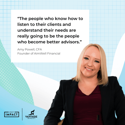 Amy Powell, CFA on Women Advisors Making an Impact